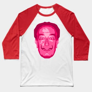 Salvador Dali Face Baseball T-Shirt